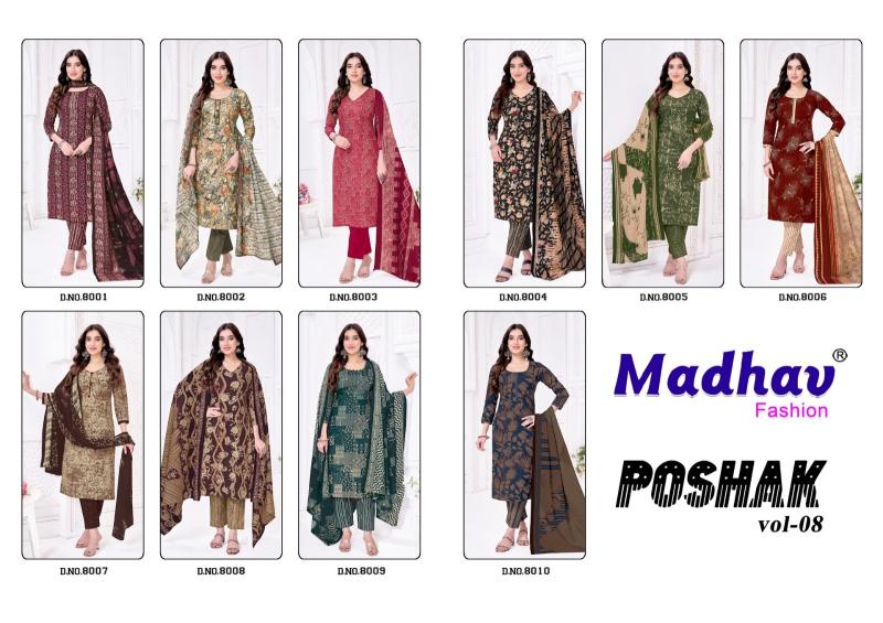 Madhav poshak vol-8 kurtis wholesale suppliers